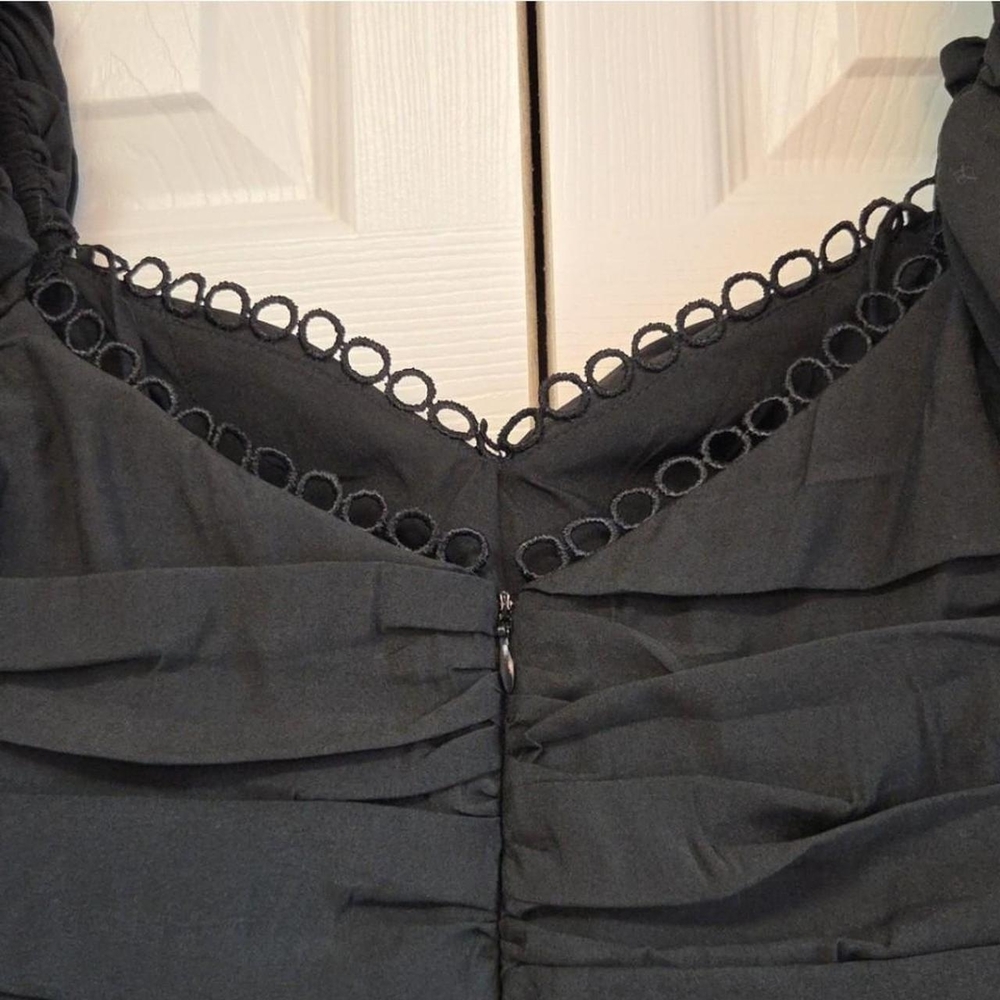 Romantic Goth Coquette A-line Ruffle Mini Dress-- Asian Size XS - Picture 5 of 8
